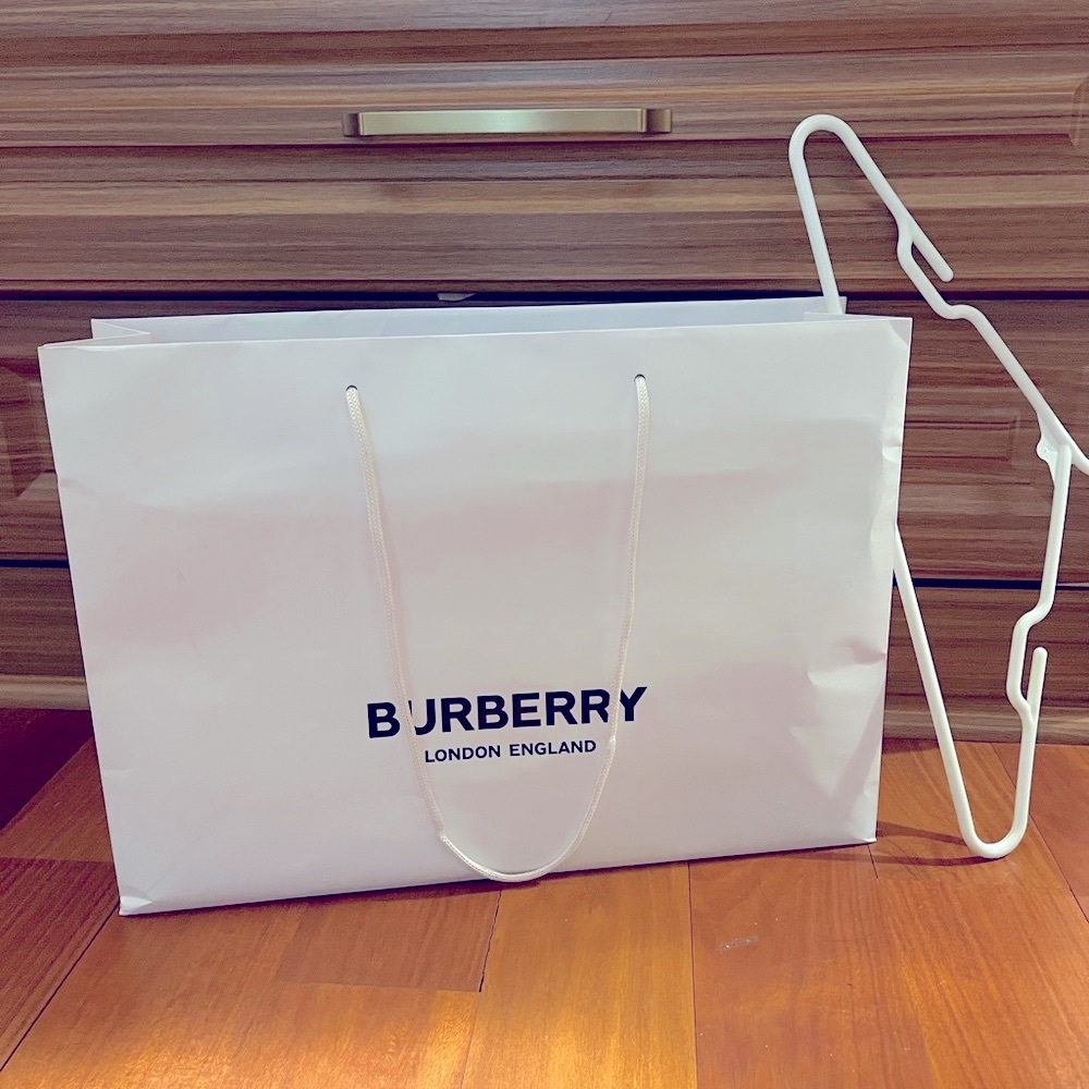Two New Burberry Shopping Bags